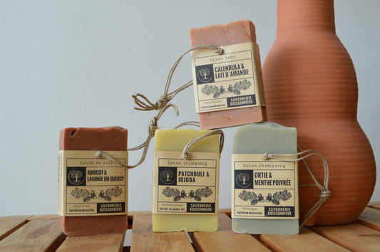Baby bundle: 4 soaps for sensitive skins